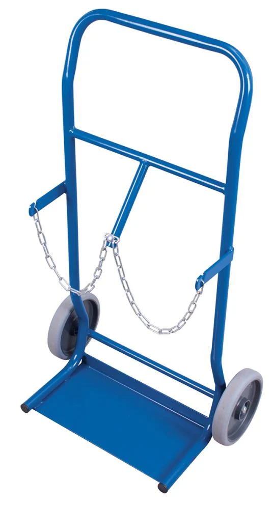 Chariot porte-bouteilles en acier VARIOFIT, 50 kg, 2x10 l, roues en caoutchouc VarioFit