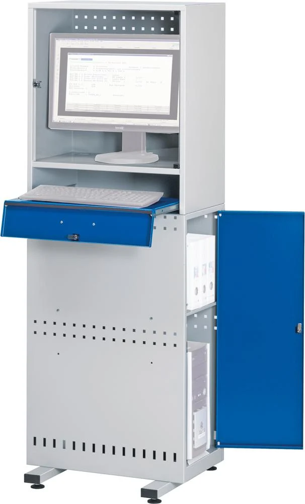 Poste informatique RAU, SlimLine modèle 1, 650x350x1650