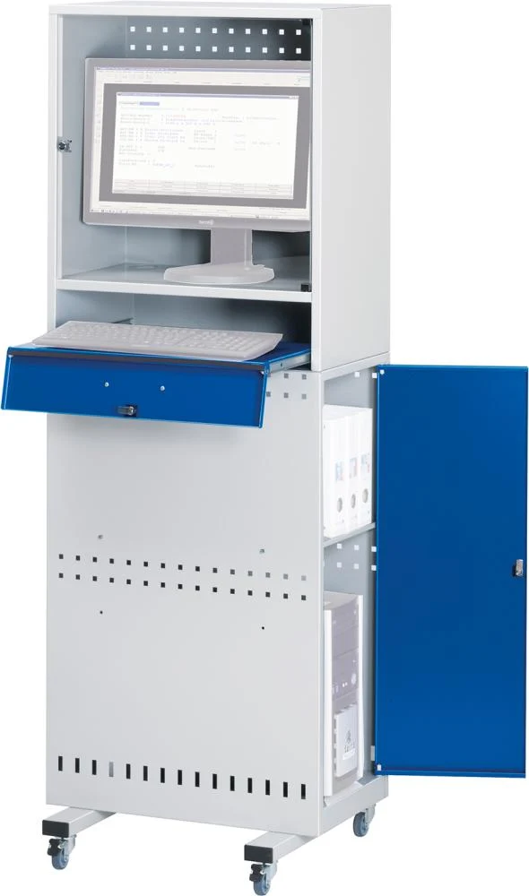 Poste informatique RAU, SlimLine modèle 1, 650x350x1700