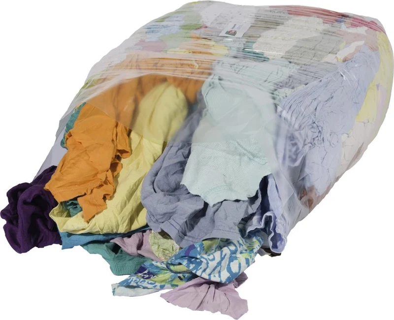 Chiffon de nettoyage en jersey NEUTRE, couleur claire 10 kg