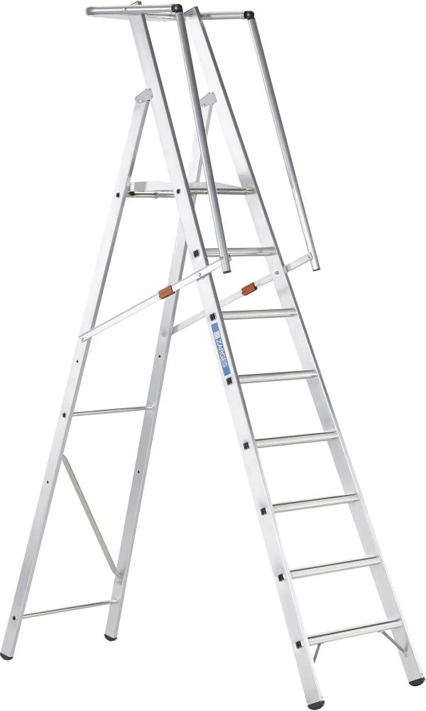 Échelle à plateforme ZARGES, ZAP Safemaster S 8 marches hauteur de plateforme 2,11 m hauteur de travail 4,11 m ZARGES