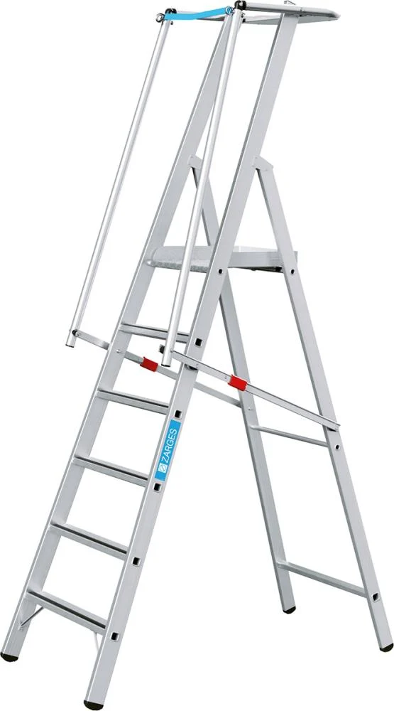 Échelle à plateforme ZARGES, ZAP Safemaster S 6 marches hauteur de plateforme 1,58 m hauteur de travail 3,58 m ZARGES