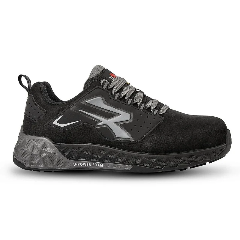Chaussures de Sécurité Unisexe Basses Gregor ESD S3S Noir - UPOWER