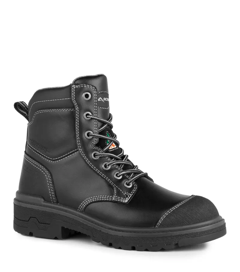 Fierce, Noir | Bottes de travail 8'' en cuir