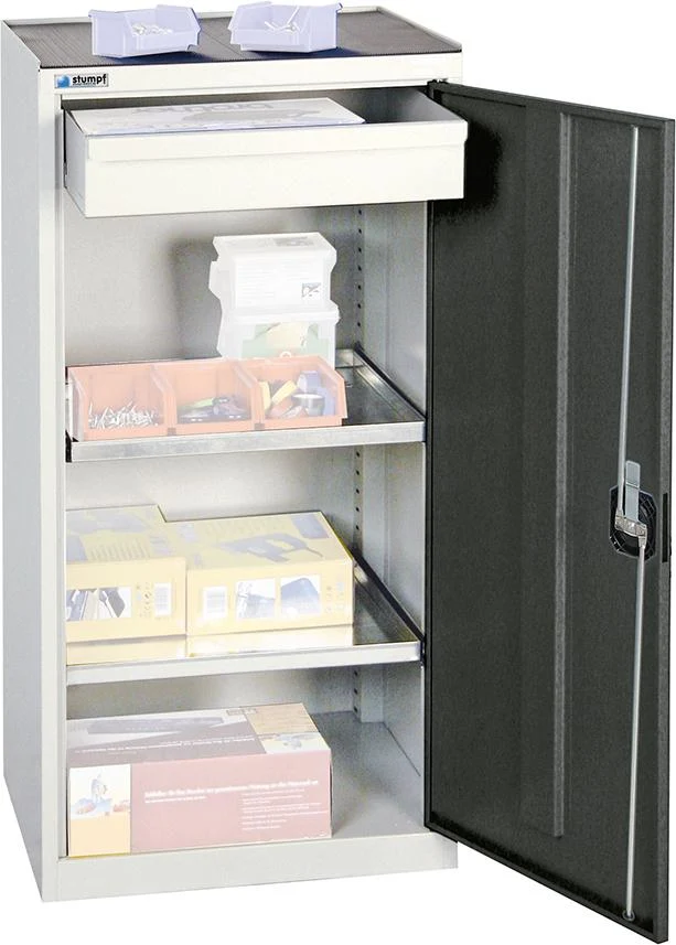 Armoire à outils STUMPF, S2000 RAL 7035/7016 2 étagères à plateaux 1 tiroir