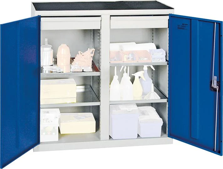 Armoire à matériaux STUMPF, 2000 1000x1000x500 gr/bl 4FB