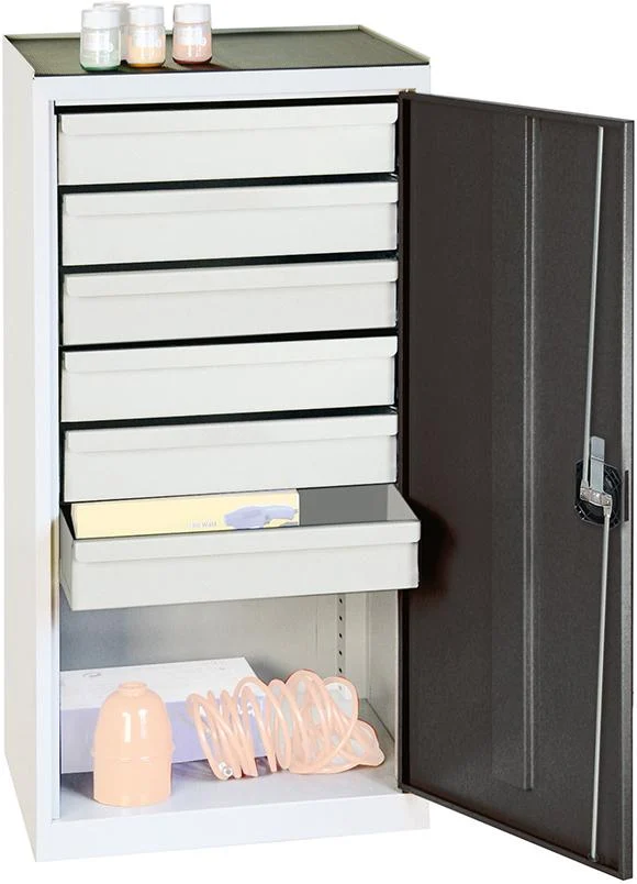 Armoire à outils STUMPF, S2000 RAL 7035/7016 6 tiroirs 100 mm