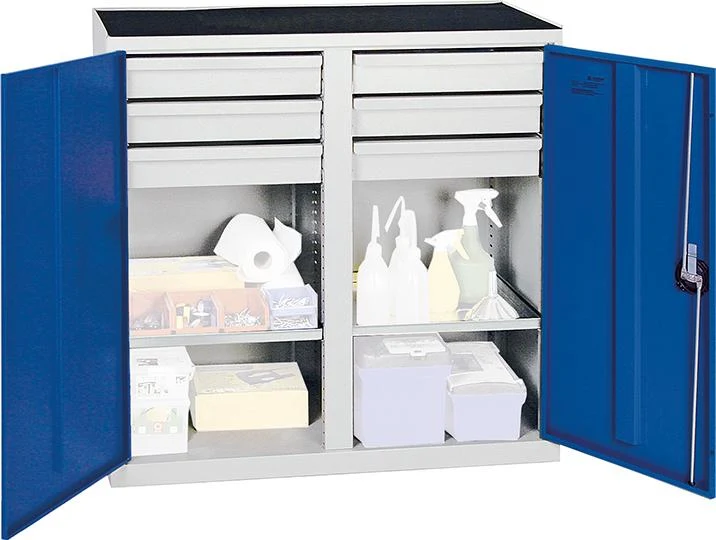 Armoire à matériaux STUMPF, 2000 1000x1000x500 gr/bl 2FB