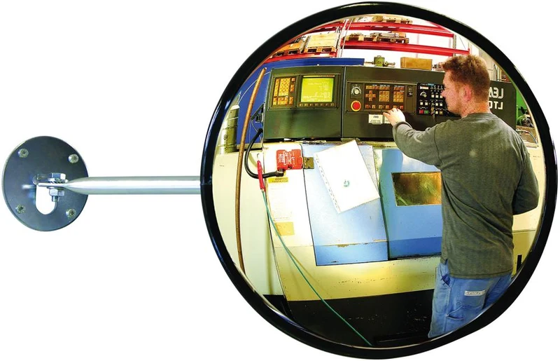 Miroir d'observation DANCOP, rond D400 mm pour intérieur et extérieur