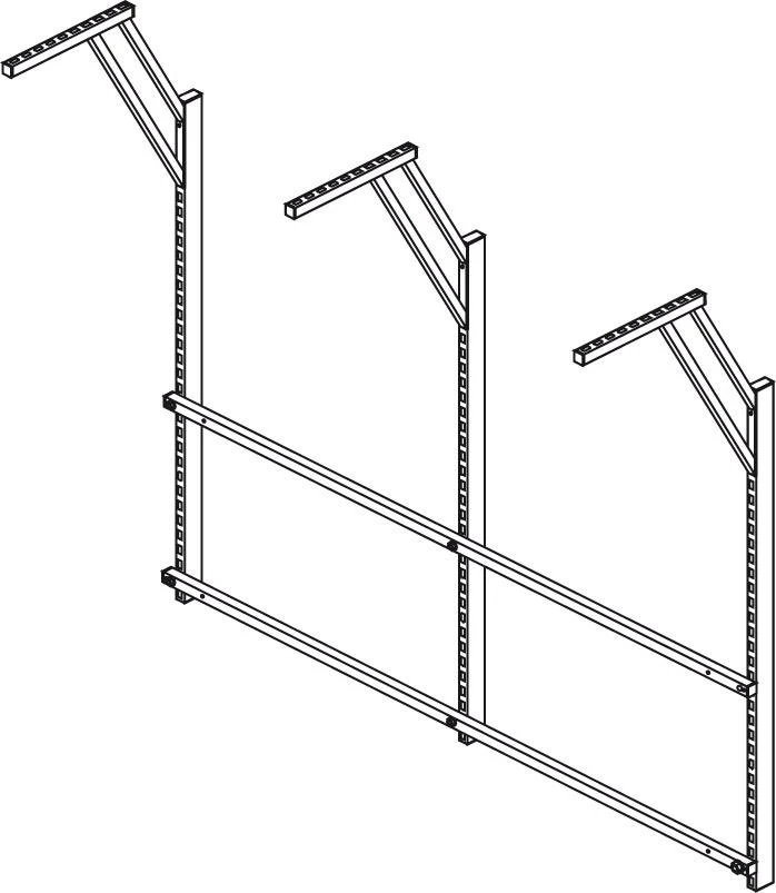 Structure de table OTTO KIND, m4p 3 colonnes, 2030 de large