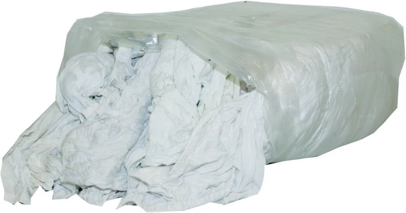 Chiffons de nettoyage Jersey NEUTRE, blancs, 5 kg