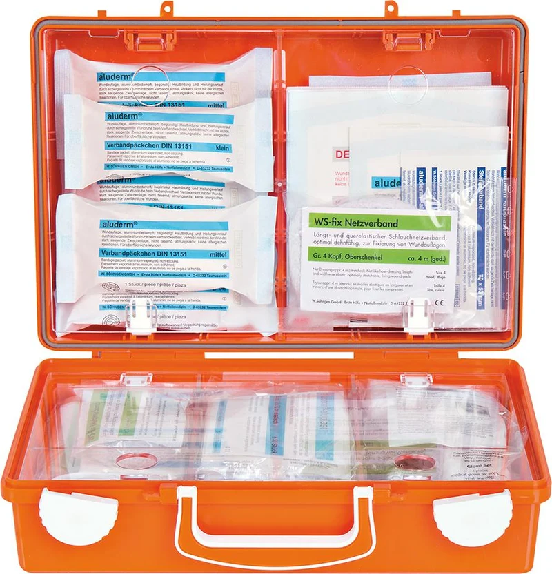 Trousse de premiers secours SÖHNGEN, San, CDStandard,DIN13157m.Erw.