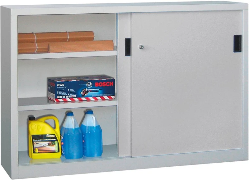 PAVOY, portes coulissantes pour charges lourdes s. 1200/500/1500 poudré RAL 7035/7016