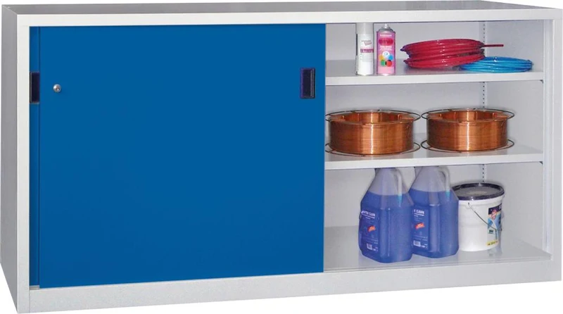 PAVOY, portes coulissantes pour charges lourdes s. 1000/600/2000 poudré RAL 7035/5012