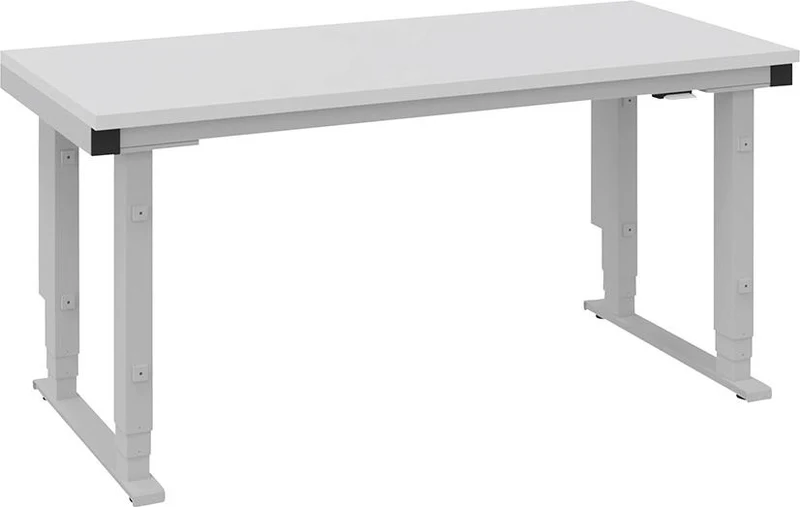 Table basse OTTO KIND, Multi4easy L 1685 x P 800 x H 730-1320 mm, plateau en mélamine, hauteur réglable électriquement
