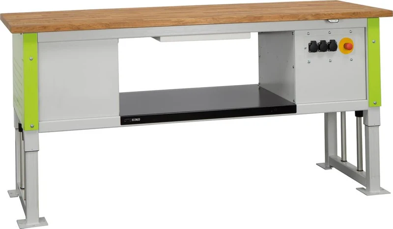 Table robuste OTTO KIND, m4p 2000 H x L x P : 710-1080 x 2030 x 800