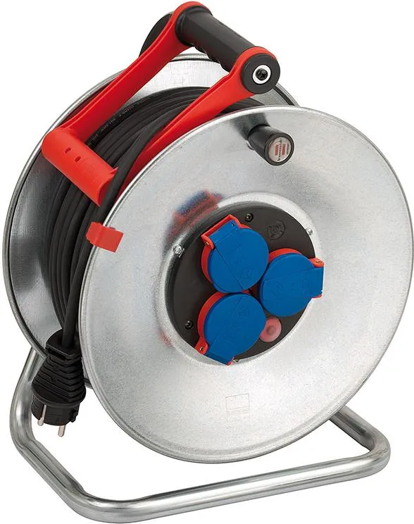 Tambour de câble Brennenstuhl, tôle d'acier H05RR-F3G1,5 50m Garant S Brennenstuhl