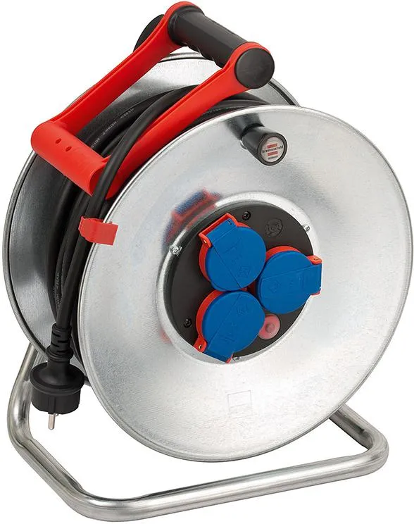 Tambour de câble Brennenstuhl, tôle d'acier H07RN-F3G1,5 40m Garant S Brennenstuhl