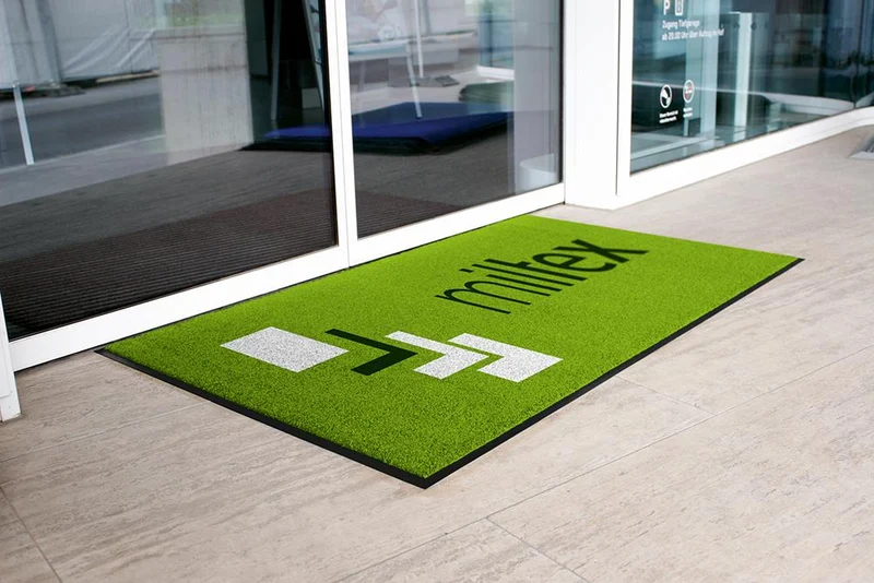 Tapis logo MILTEX, Classic 115x180. Veuillez préciser la couleur.
