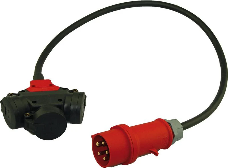 Répartiteur triple ALTHOFF, IP44, 1m H07RN-F5G2,5 CEE 16A