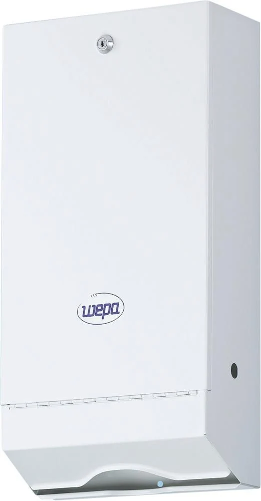Distributeur d'essuie-mains NEUTRAL WEPA 55 x 26,5 x 13 cm, métal blanc