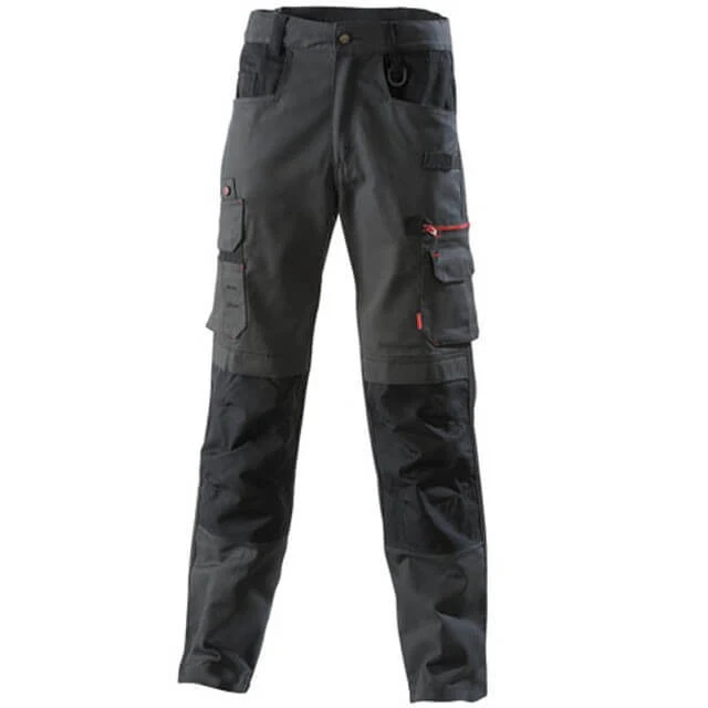 Pantalon de Travail Unisexe Gris Charbon et Noir - ADOLPHE LAFONT