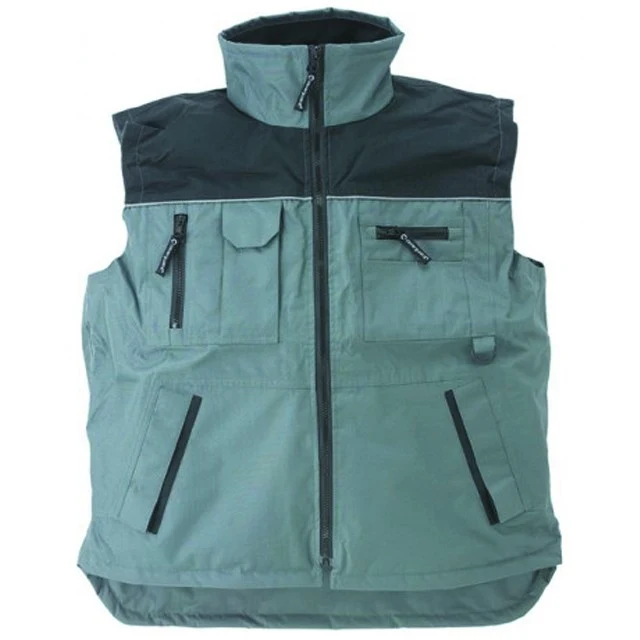 Gilet de Travail Ripstop Multi Poches Gris/Noir - COVERGUARD