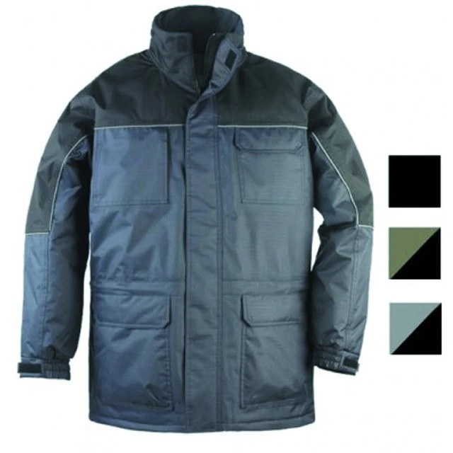 Parka Ripstop Grise avec Manches Longues - COVERGUARD