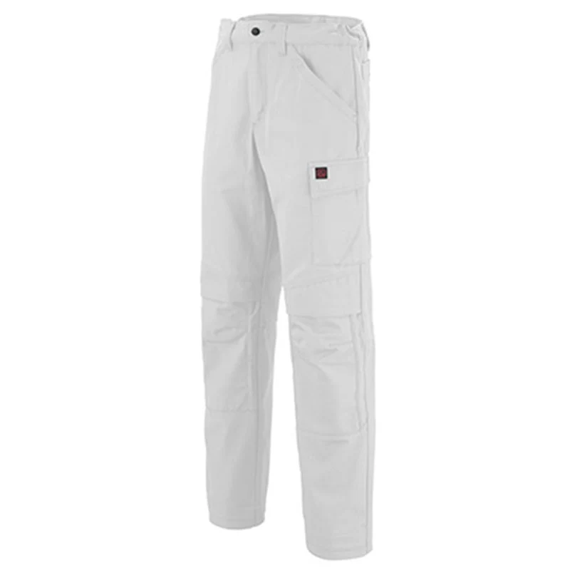 Pantalon Ambulancier Sans Métal Basalte Blanc - ADOLPHE LAFONT