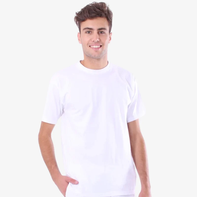 Tee-shirt de Travail Coton Homme Blanc - TOPTEX