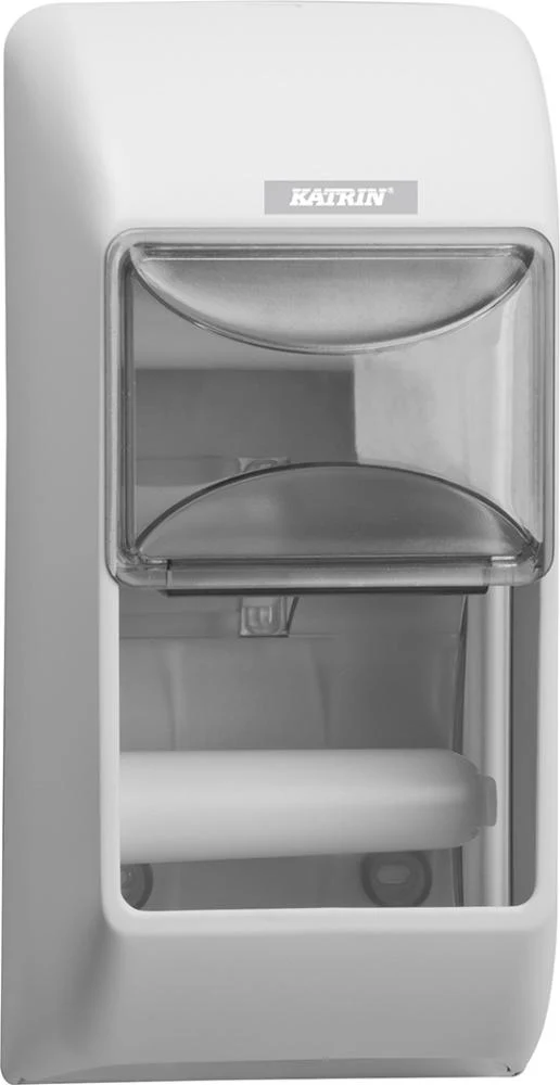NEUTRE, distributeur de papier toilette Katrin pour 2 rouleaux, blanc