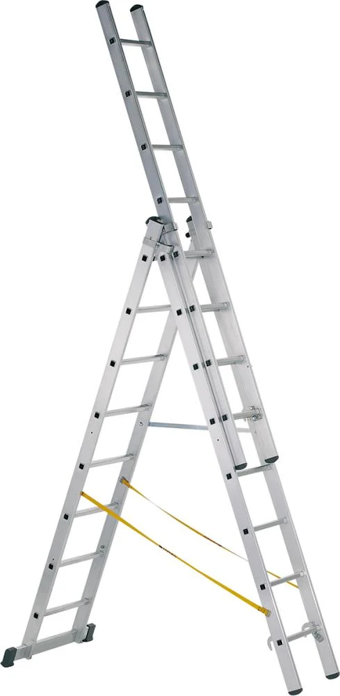 Échelle polyvalente ZARGES, Skymaster X 3x8 échelons Longueur d'échelle max. 5,80 m Hauteur de travail 6,55 m ZARGES