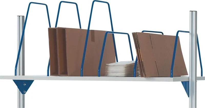 Unité de rangement en carton RAU, L 1500 x P 590 mm