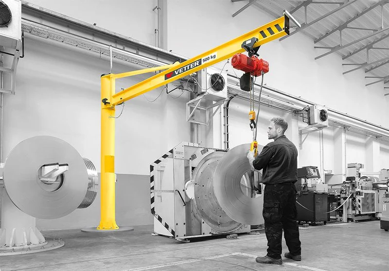 Grue pivotante murale-PW VETTER KRANTECHNIK, 125 kg 3000 mm Vetter Krantechnik