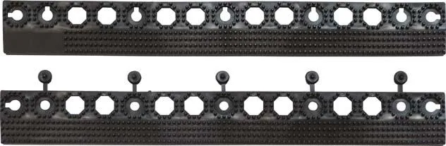 Grille de sol MILTEX, YOGA GRIP Ultra noir L50xP50 cm