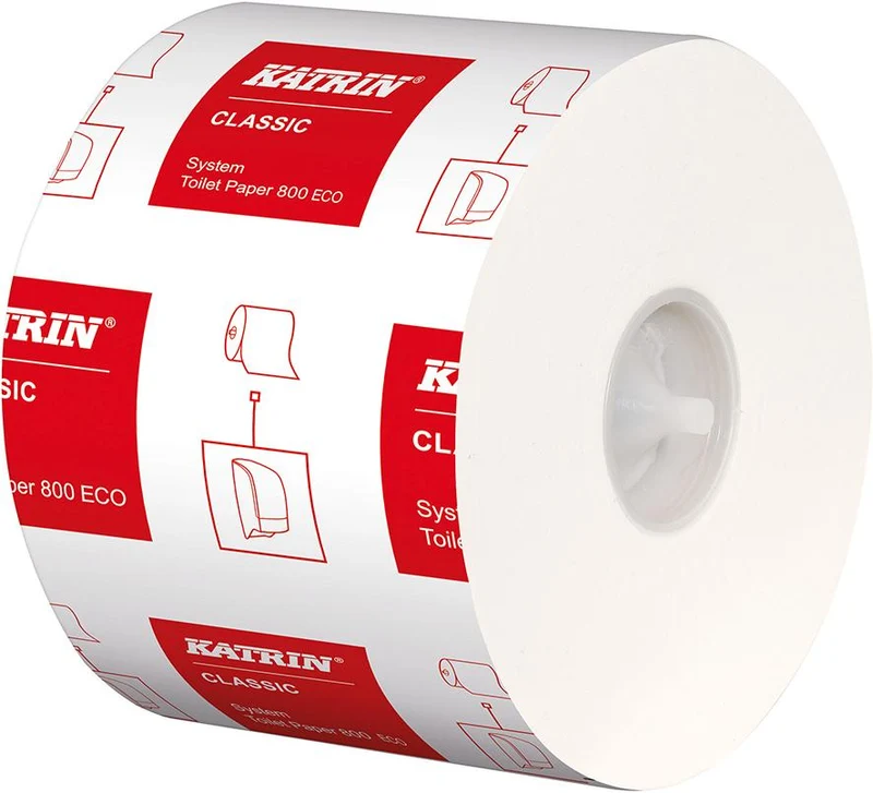NEUTRE, papier toilette Katrin Classic ECO 2 épaisseurs, blanc