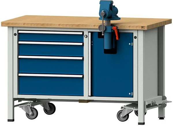 ANKE, établi de montage 707 V, 40 mm, 840 mm 7035/5010