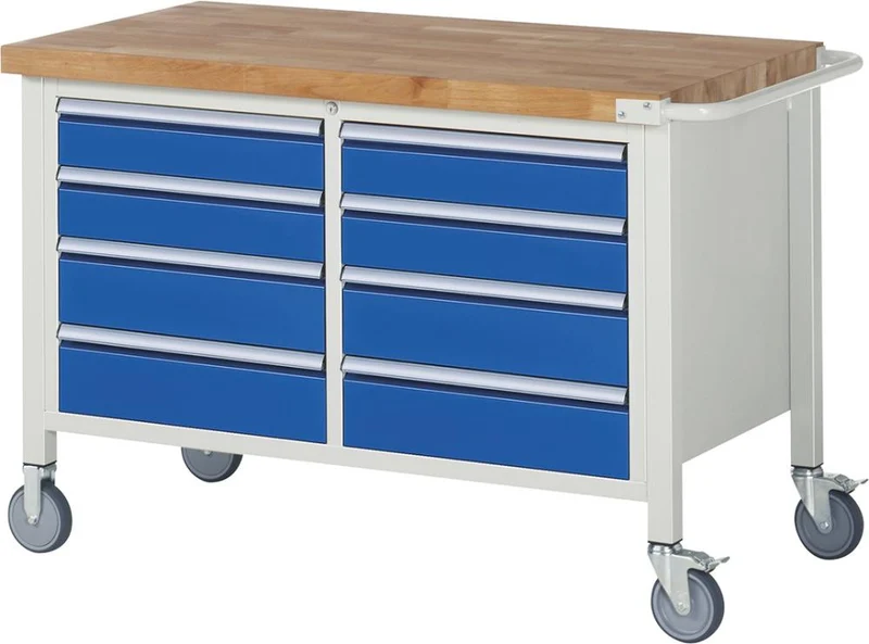 Établi mobile RAU, 8000 - Modèle 8477 B1250 x P700 x H880 mm