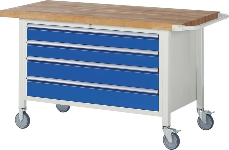 Établi mobile RAU, 8000 - Modèle 8362 B1500 x P700 x H880 mm