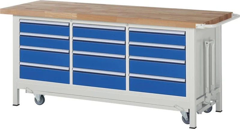 RAU, établi abaissable 8000 - Modèle 8579 B2000 x P700 x H880 mm