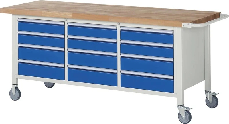 Établi mobile RAU, 8000 - Modèle 8579 B2000 x P700 x H880 mm