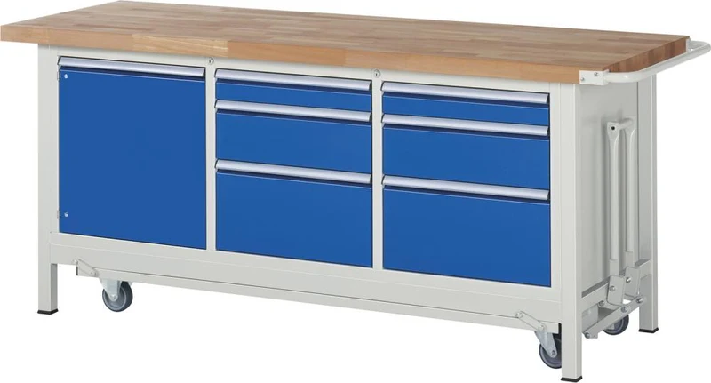 RAU, établi abaissable 8000 - Modèle 8570 B2000 x P700 x H880 mm