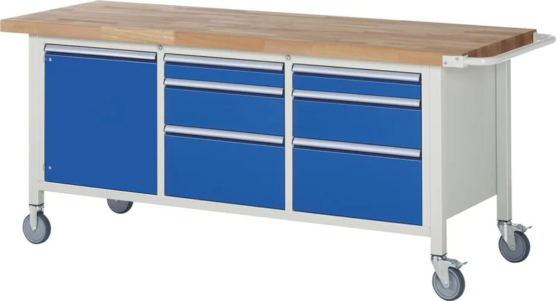 Établi mobile RAU, 8000 - Modèle 8570 B2000 x P700 x H880 mm