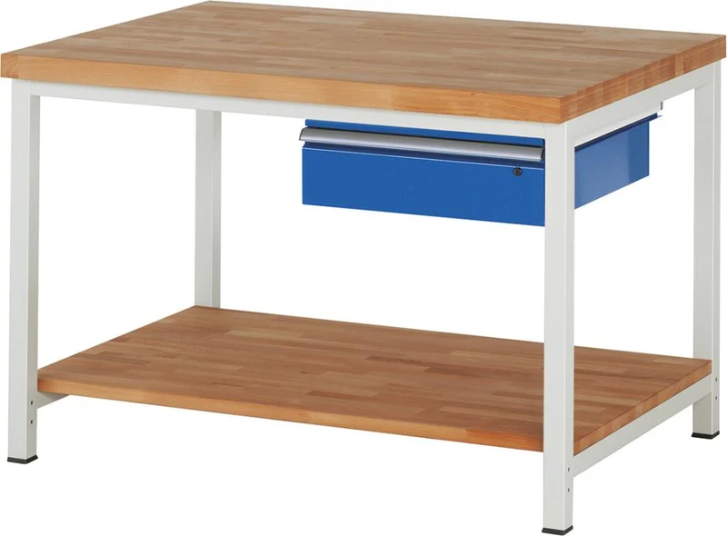 Établi RAU, L1250xP900mm avec 1 tiroir 150 et plateau 757