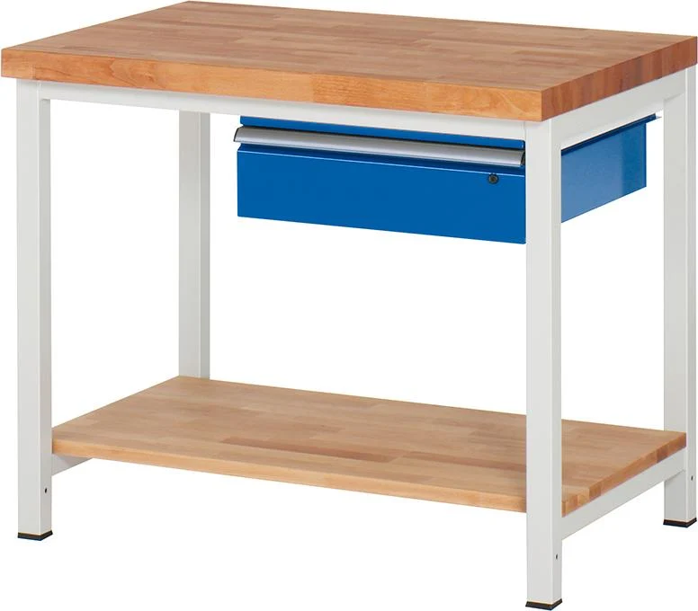 Établi RAU, L1000xP700 avec 1 tiroir 150 et plateau de rangement T557