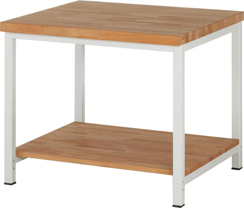 Établi RAU, L1000xP900mm avec étagère hêtre T757