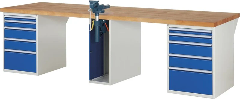 Établi RAU, Série 7000 Modèle 7511-0 L3000 x P900 x H840 mm