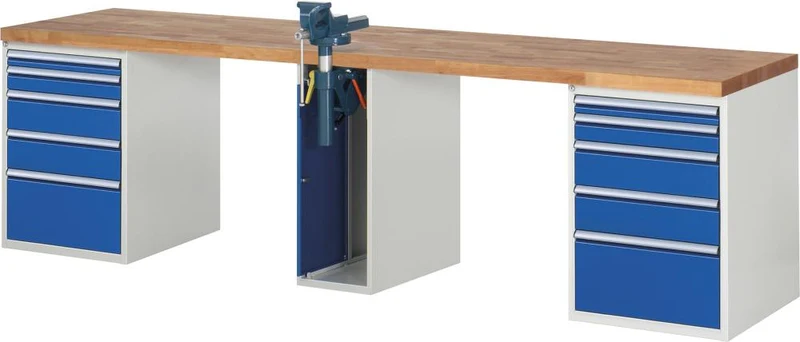 Établi RAU, Série 7000 Modèle 7511-0 L3000 x P700 x H840 mm