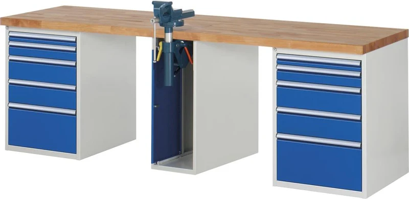 Établi RAU, Série 7000 Modèle 7511-0 L2500 x P700 x H840 mm