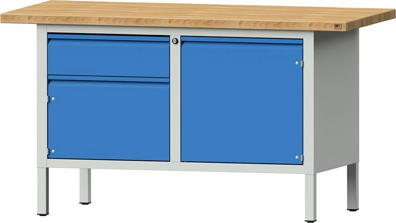 ANKE, ÉTABLISSEMENT DE TRAVAIL E 1500 MM MODÈLE 132 E - RAL 7035 / RAL 5012